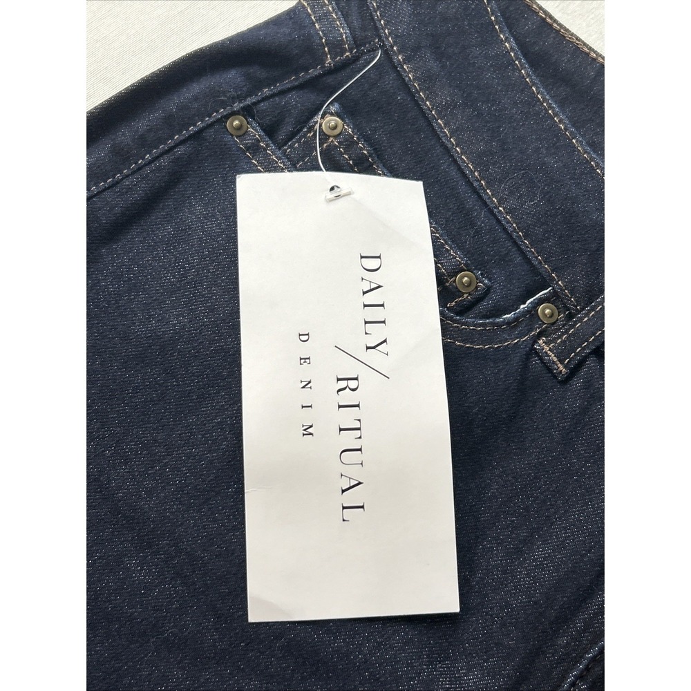 Daily Ritual Women's Jeans 30s Blue Denim 5 Pockets Skinny 30x26.5 - Picture 9 of 13